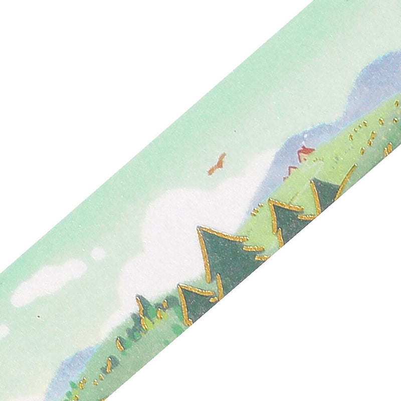 BGM Dreamscape Gold Foil Washi Tape - Field BM-SDG067