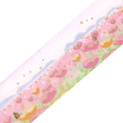 BGM Dreamscape Gold Foil Washi Tape - Flower Garden BM-SDG068