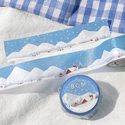 BGM Dreamscape Holographic Foil Washi Tape - Snow Mountain BM-SDG069