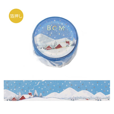 BGM Dreamscape Holographic Foil Washi Tape - Snow Mountain BM-SDG069