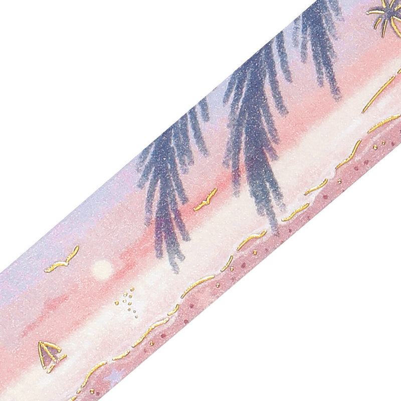 BGM Dreamscape Gold Foil Washi Tape - Seashore BM-SDG070