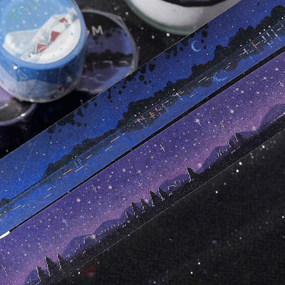 BGM Dreamscape Holographic Foil Washi Tape - Lake at Night BM-SDG071