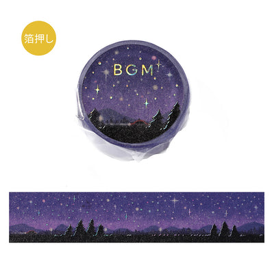 BGM Dreamscape Holographic Foil Washi Tape - Starry Sky BM-SDG072