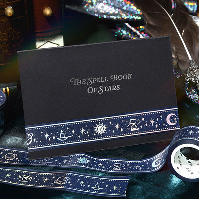 BGM Stellar Grimoire Holographic Foil Washi Tape - Blue
