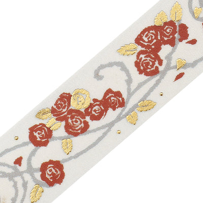 BGM Flower Record Gold Foil Washi Tape - Rose BM-SDG097