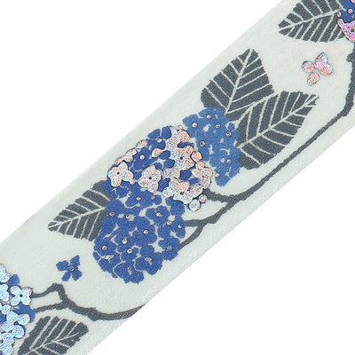 BGM Flower Record Holographic Foil Washi Tape - Hydrangea BM-SDG098