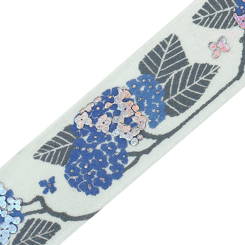 BGM Flower Record Holographic Foil Washi Tape - Hydrangea BM-SDG098