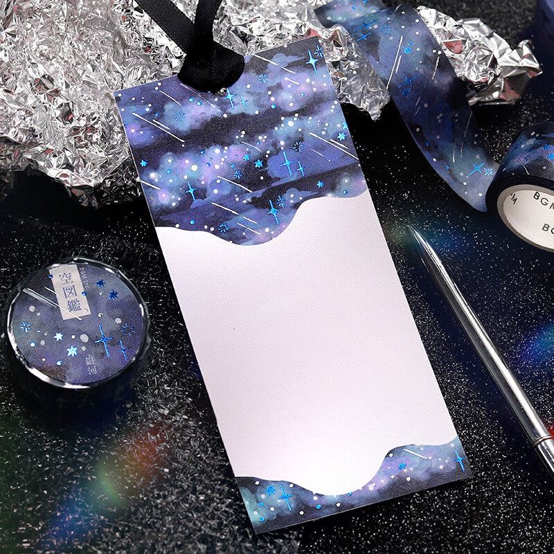 BGM Sky Illustration Book Foil Washi Tape - Galaxy BM-SDWG004