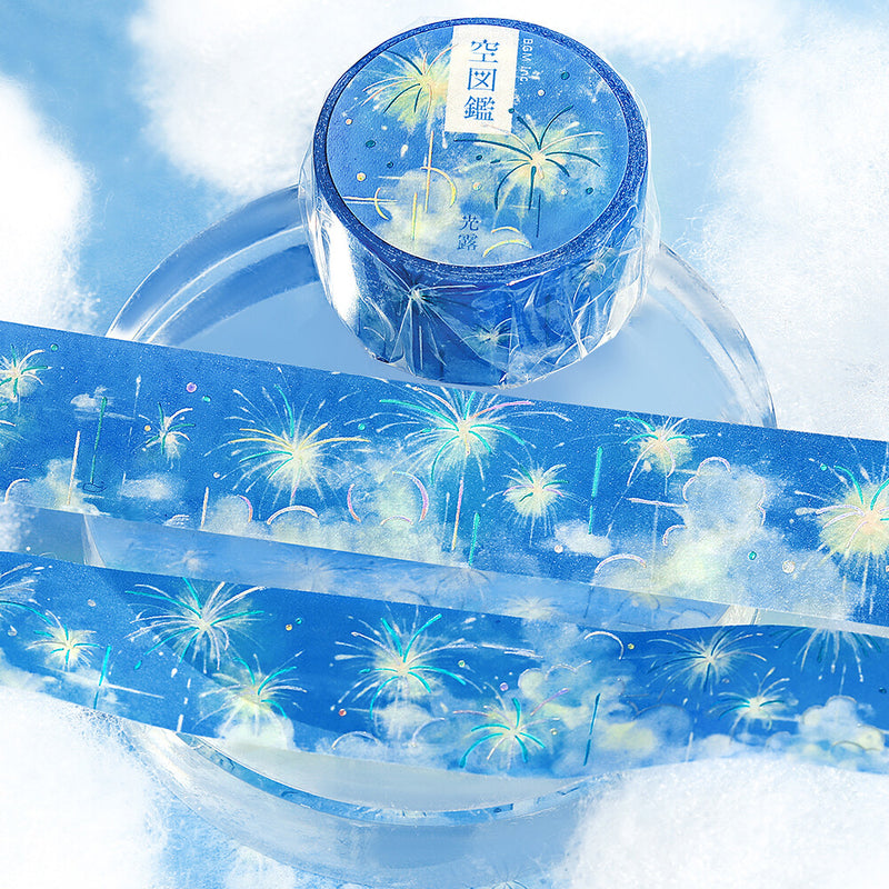 BGM Sky Illustration Book Foil Washi Tape - Light BM-SDWG007
