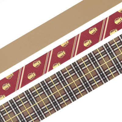 BGM School Colors Gold Foil Washi Tape - Caramel BM-SET007