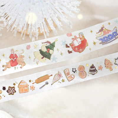 BGM Christmas Limited Edition Gold Foil Washi Tape - Flying Girl BM-SPLM051