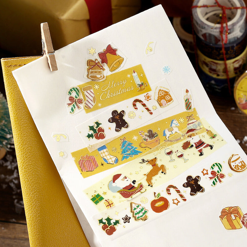 BGM Christmas Limited Edition Gold Foil Washi Tape - Small Things