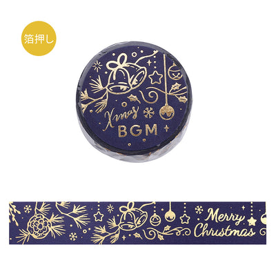 BGM Christmas Limited Edition Gold Foil Washi Tape - Shining Christmas BM-SPLM058