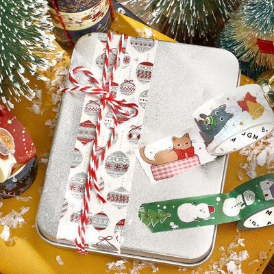 BGM Christmas Limited Edition Holographic Foil Washi Tape - Scandinavian Ornaments