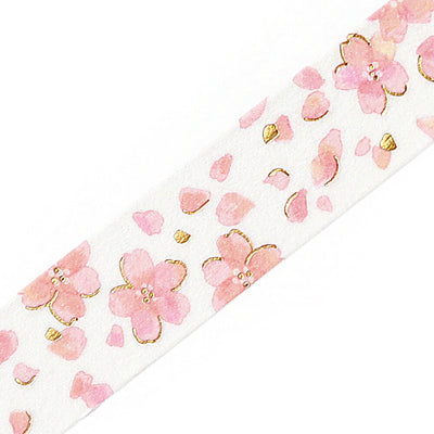 BGM Sakura Limited Edition Gold Foil Washi Tape BM-SPSA040