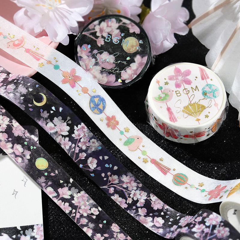 BGM Sakura Limited Edition Gold Foil Washi Tape BM-SPSA043