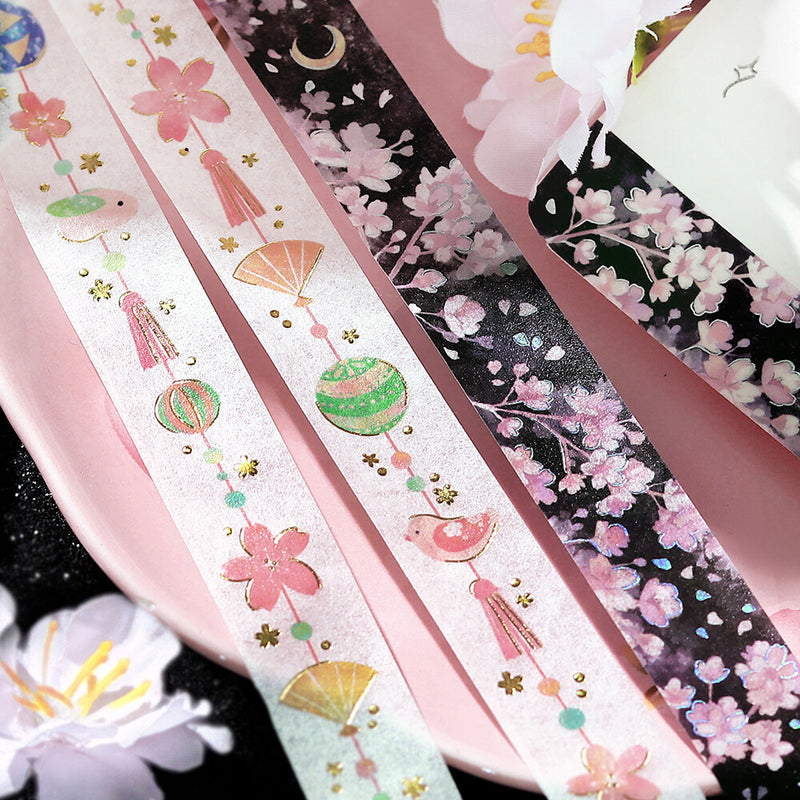 BGM Sakura Limited Edition Gold Foil Washi Tape BM-SPSA043