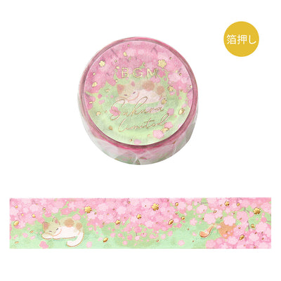 BGM Sakura Limited Edition Gold Foil Washi Tape BM-SPSA044