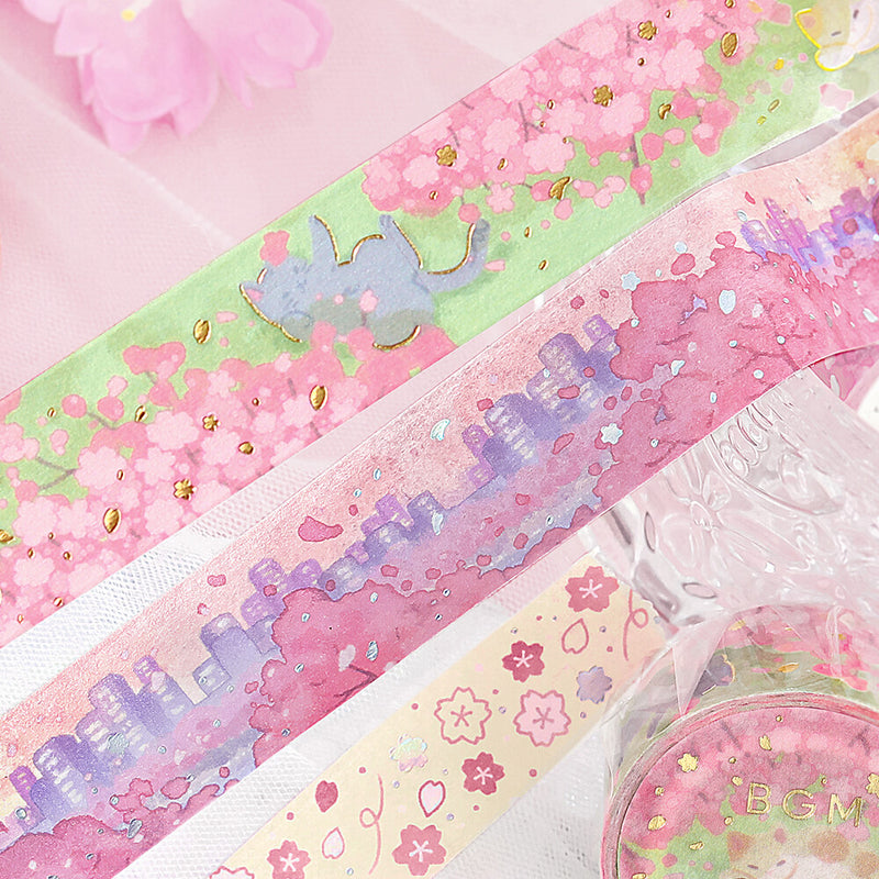 BGM Sakura Limited Edition Holographic Foil Washi Tape BM-SPSA045