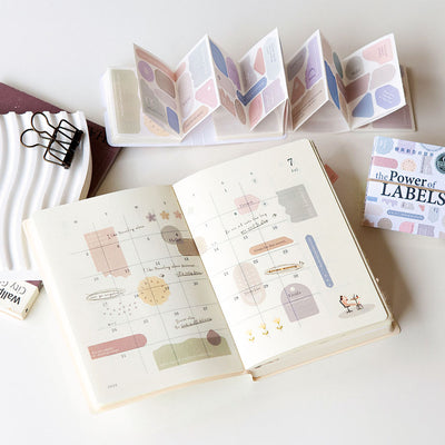 MU Die-Cut Washi Sticker Book #1 - The Power of Labels BOOK-001