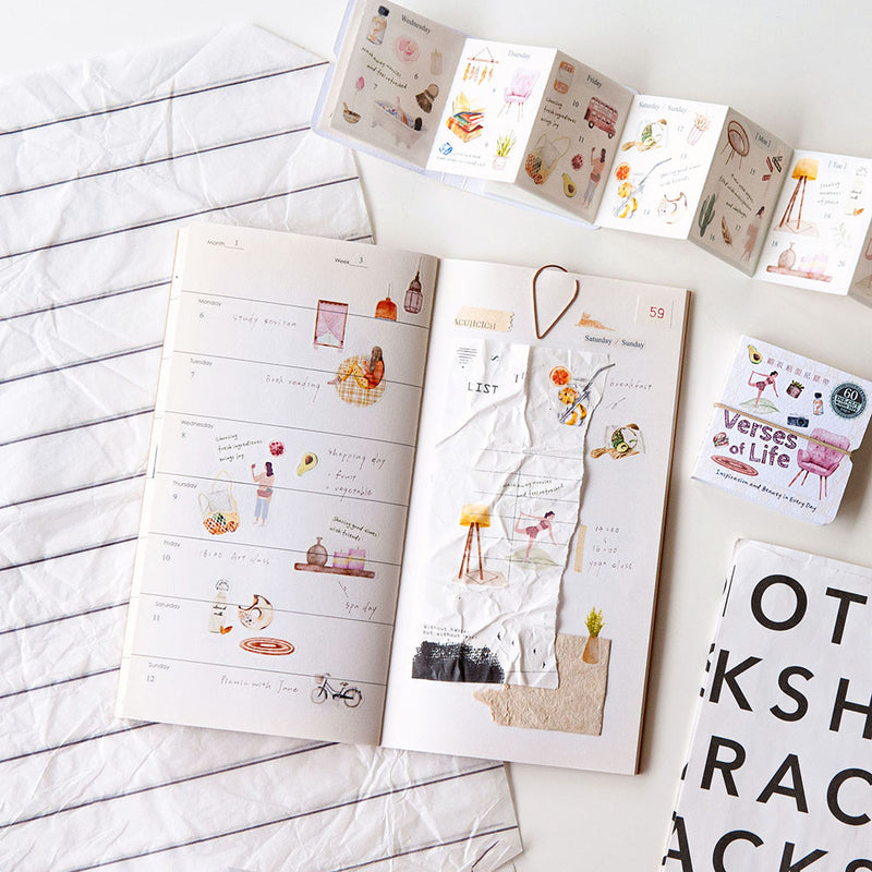 MU Die-Cut Washi Sticker Book 