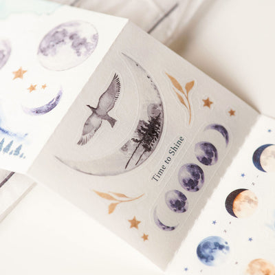 MU Die-Cut Washi Sticker Book #3 - Charm of the Moon BOOK-003