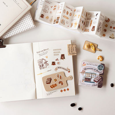 MU Die-Cut Washi Sticker Book #5 - Moments of Bread BOOK-005