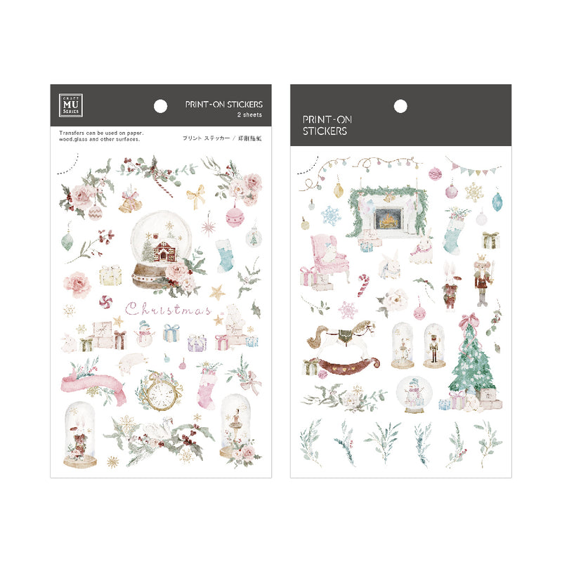 MU Christmas Limited Edition Print-on Sticker 