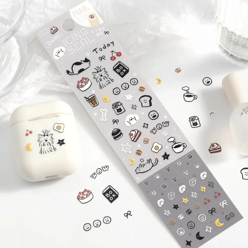 BGM 2Way Icing Sticker - Relaxing Day – Meowashi