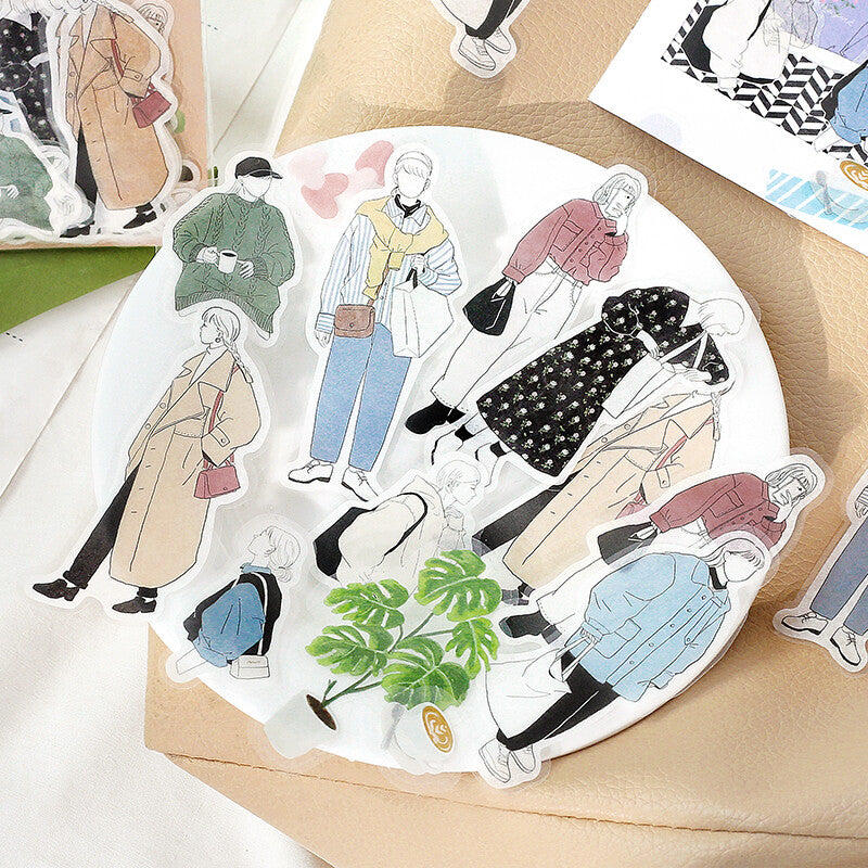 BGM Coordinate Sticker Flakes - Daily Casual BS-CS023