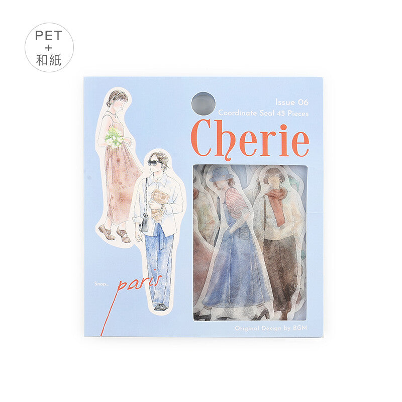 BGM Cherie Coordinate Sticker Flakes - Paris BS-CS030