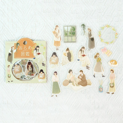 BGM Coordinate Sticker Flakes - Light Colored Girls BS-CS034