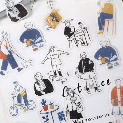 BGM Coordinate Sticker Flakes - City Girl BS-CS036