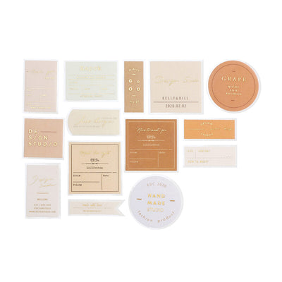 BGM Healing Time Gold Foil Sticker Flakes - Cotton BS-FG134