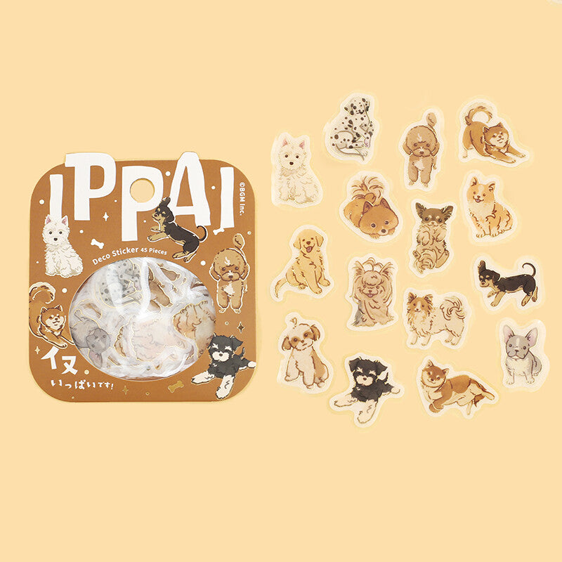 BGM IPPAI Gold Foil Sticker Flakes - Dog BS-FG136