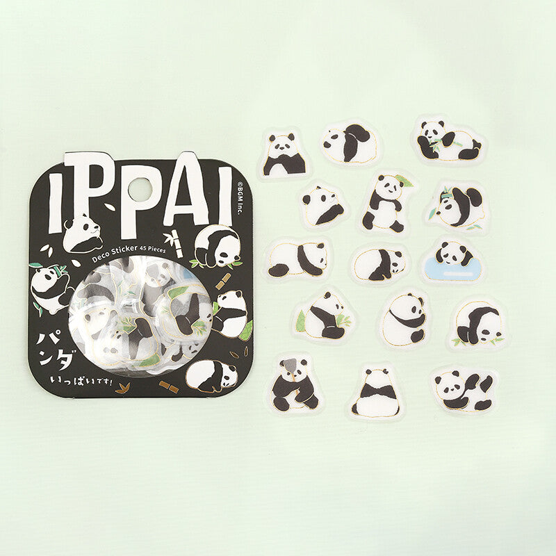 BGM IPPAI Gold Foil Sticker Flakes - Panda BS-FG137