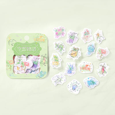 BGM Fantasy Story Holographic Foil Sticker Flakes - Flowers BS-FG149