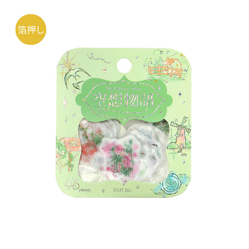 BGM Fantasy Story Holographic Foil Sticker Flakes - Flowers BS-FG149