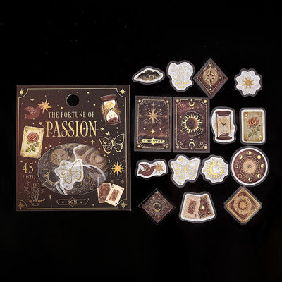 BGM Fortune Gold Foil Sticker Flakes - Passion BS-FG165