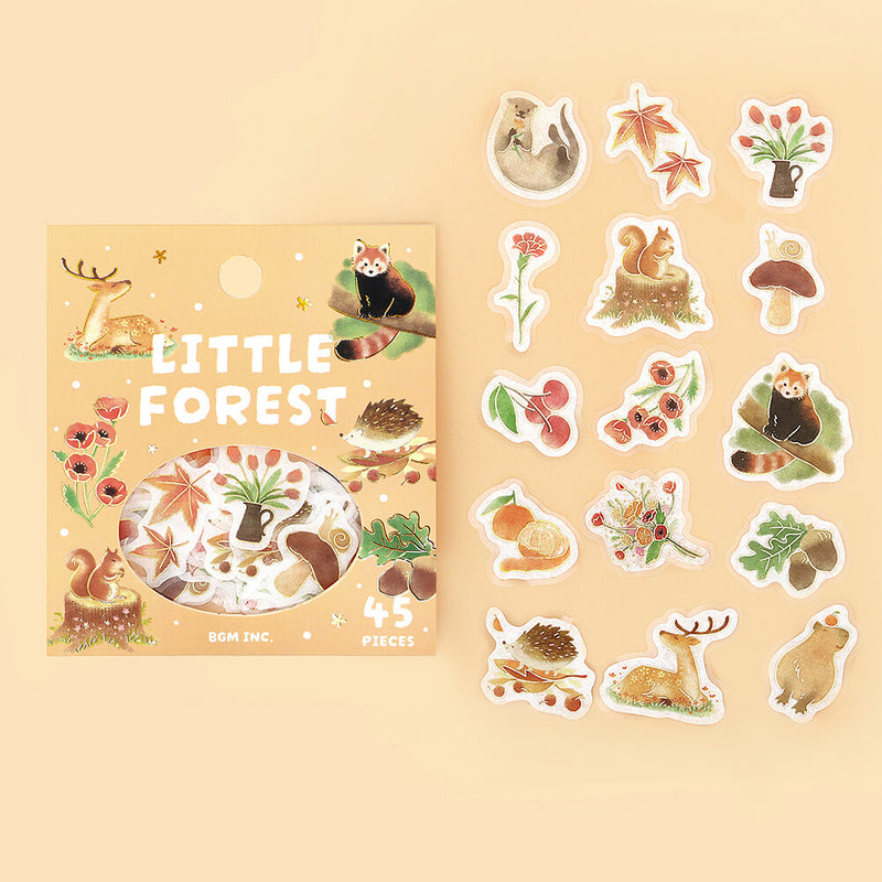 BGM Little Forest Gold Foil Sticker Flakes - Yellow BS-FG178