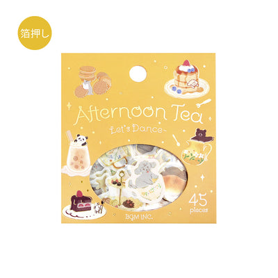 BGM Afternoon Tea Gold Foil Sticker Flakes - Let's Dance BS-FG185