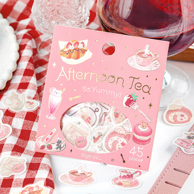 BGM Afternoon Tea Gold Foil Sticker Flakes - So Yummy BS-FG187