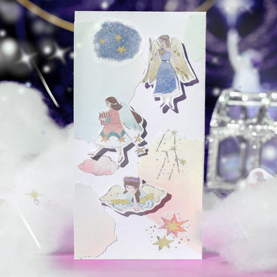 BGM Constellation Girls Holographic Foil Sticker Flakes - Leo, Virgo and Libra