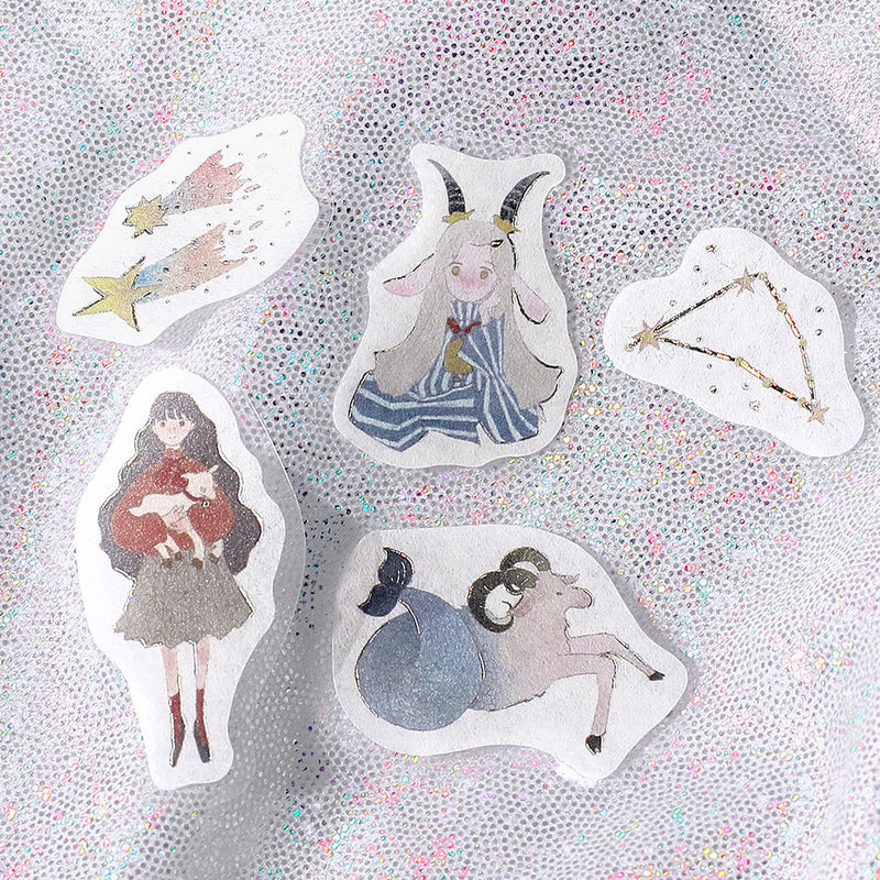 BGM Constellation Girls Holographic Foil Sticker Flakes - Scorpio, Sagittarius and Capricorn