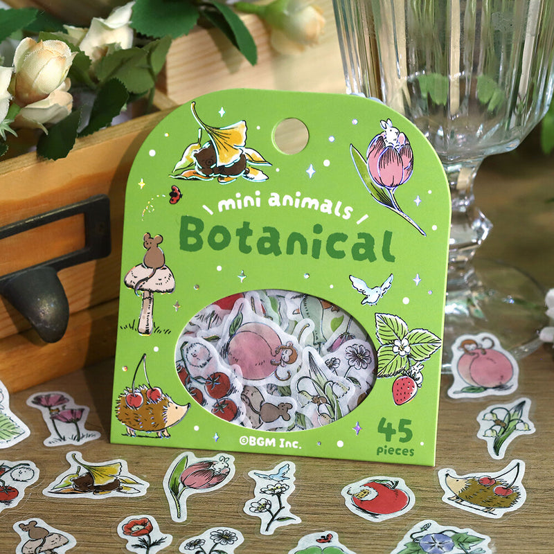 BGM Mini Animals Holographic Foil Sticker Flakes - Botanical BS-FG212
