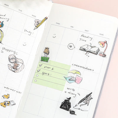 BGM Mini Animals Holographic Foil Sticker Flakes - Stationery BS-FG213