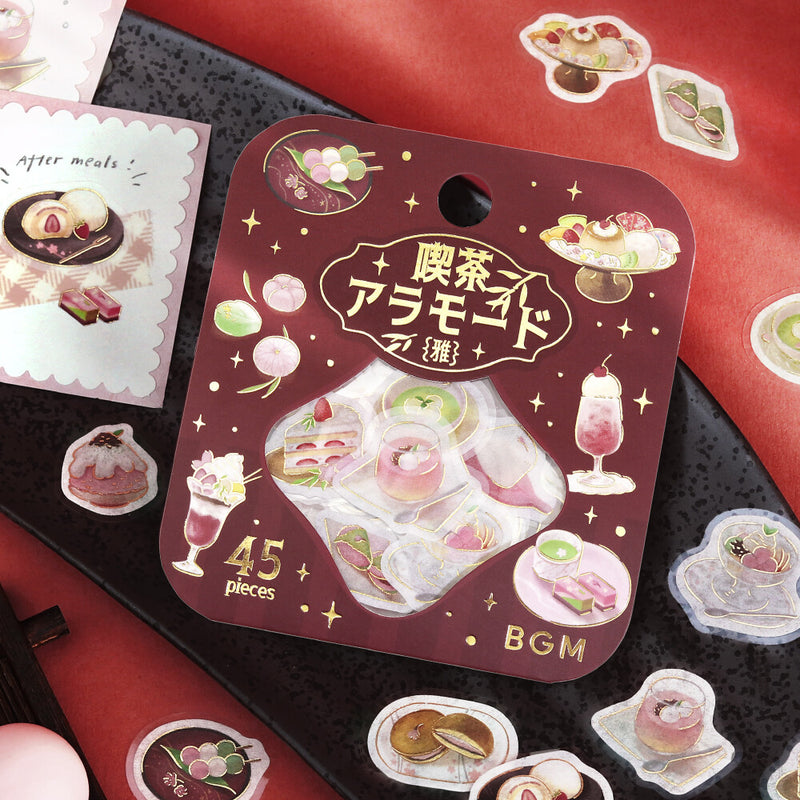 BGM Cafe a la Mode Masa Gold Foil Sticker Flakes - Pearl BS-FG227