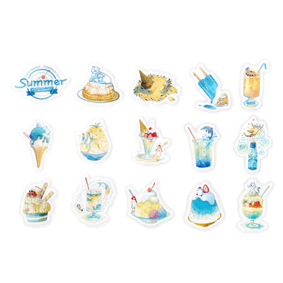 BGM Cafe a la Mode Holographic Sticker Flakes - Summer Limited Edition BS-FGLS011