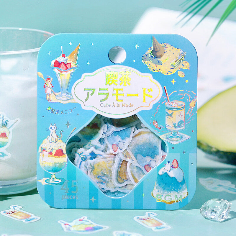 BGM Cafe a la Mode Holographic Sticker Flakes - Summer Limited Edition BS-FGLS011