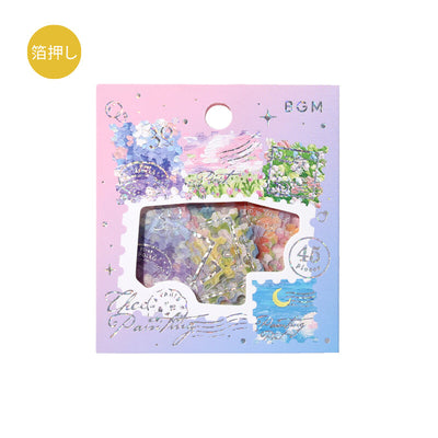BGM Post Office Holographic Foil Sticker Flakes - The Painting BS-FGS026